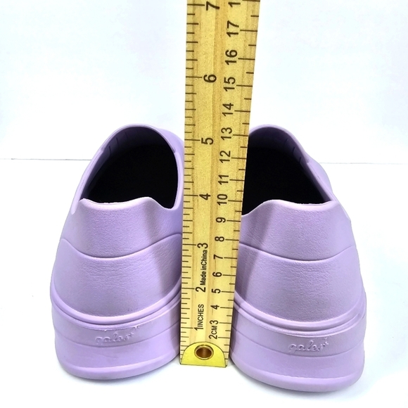 GALES Frontline Nurse Shoes Unisex Lightweight Comfort Slip On Purple Women Sz 8 - Picture 14 of 16